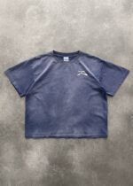AKIMBO CHAIN-PEEKER” MID-WEIGHT RANGE TEE - SUN FADED EGGPLANT