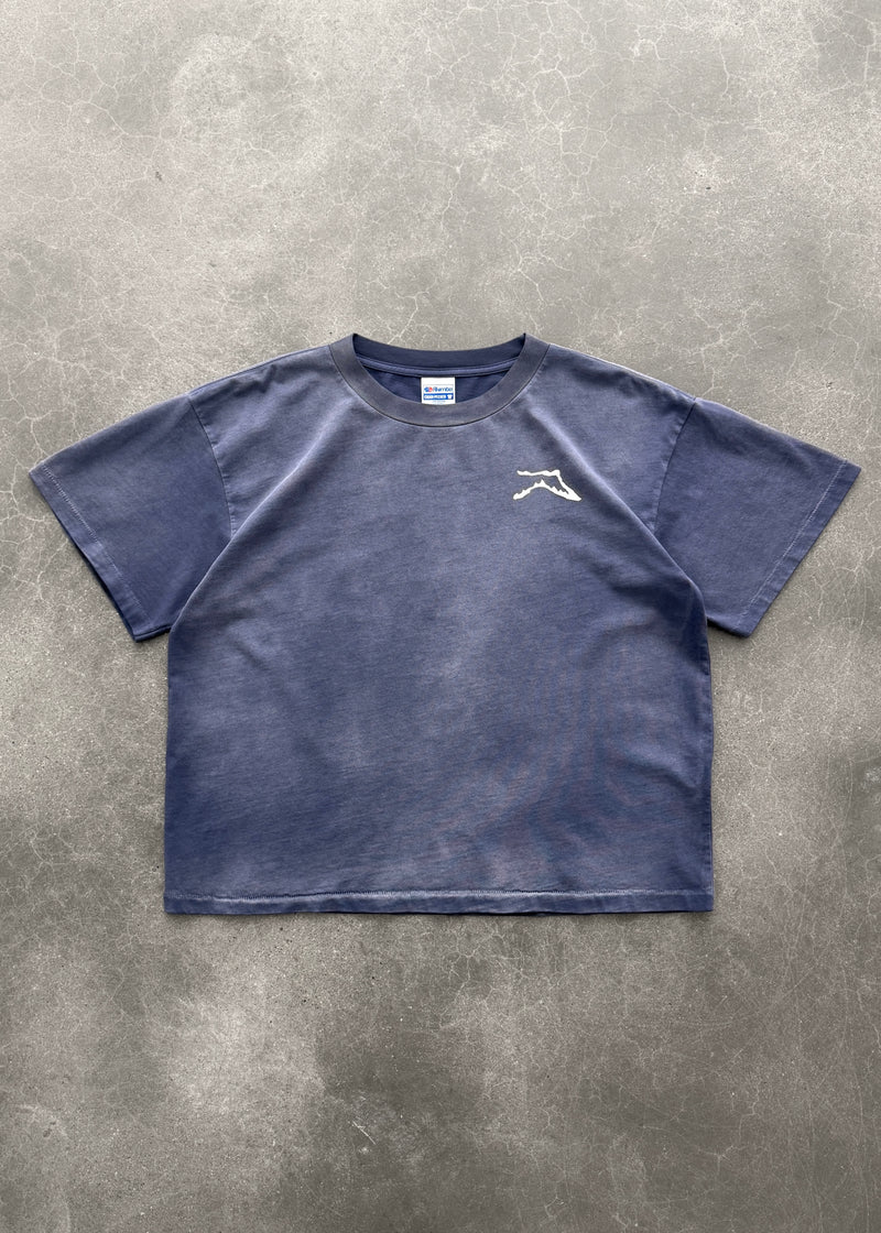 AKIMBO CHAIN-PEEKER” MID-WEIGHT RANGE TEE - SUN FADED EGGPLANT AKIMBO CHAIN-PEEKER” MID-WEIGHT RANGE TEE - SUN FADED EGGPLANT