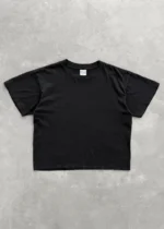 AKIMBO “CHAIN-PEEKER” MID-WEIGHT TEE - BLACK