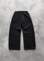 AKIMBO STRAIGHT-LEG SWEATPANTS - BLACK